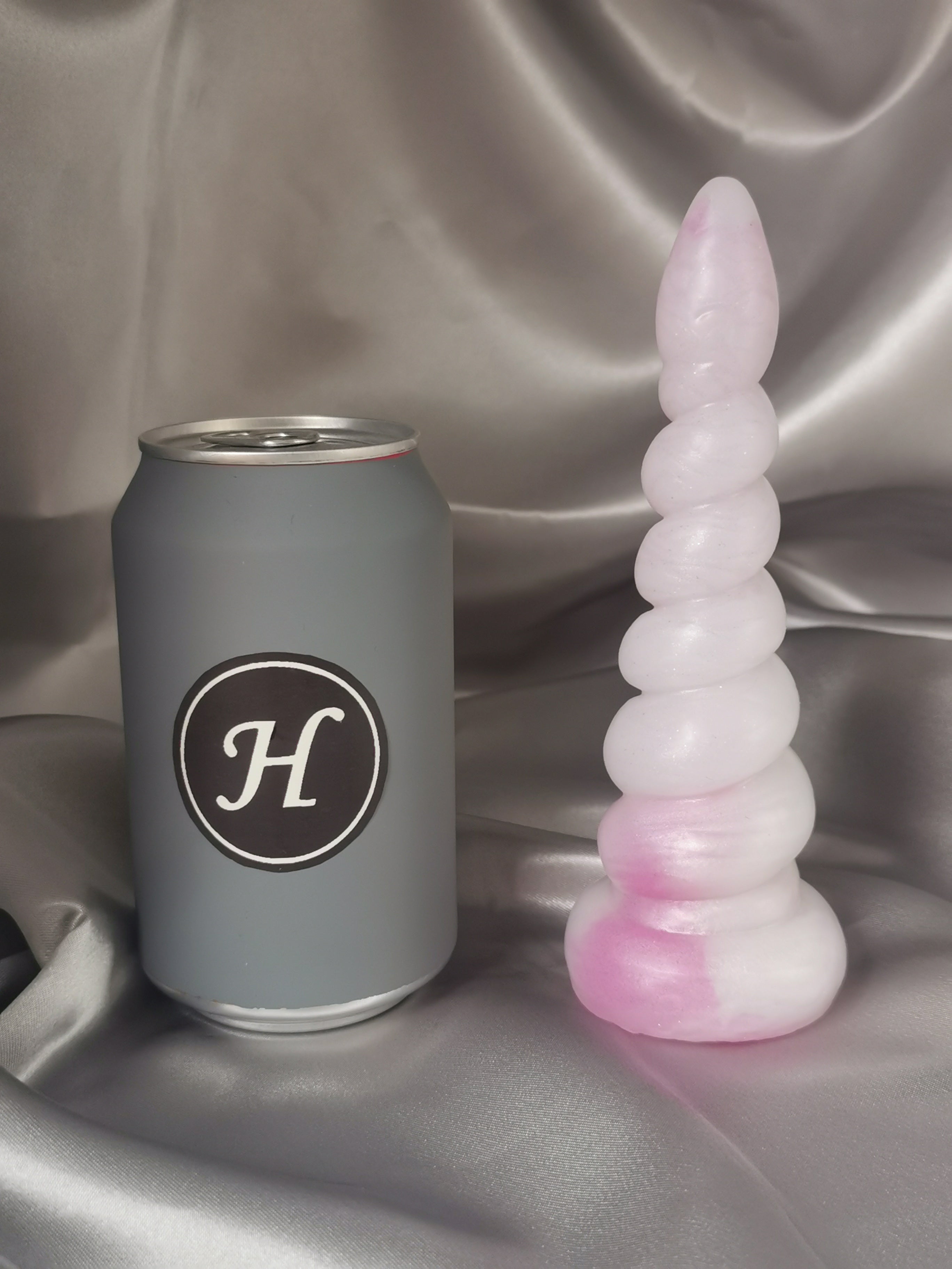 Ecstasy Transluscent White Pink White Sparkles (Small, Firm A20)