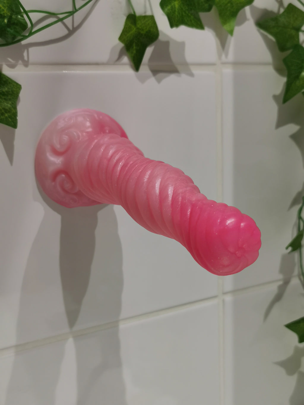 Joy Pink White Translucent White Sparkles GITD (Medium, Firm A20)