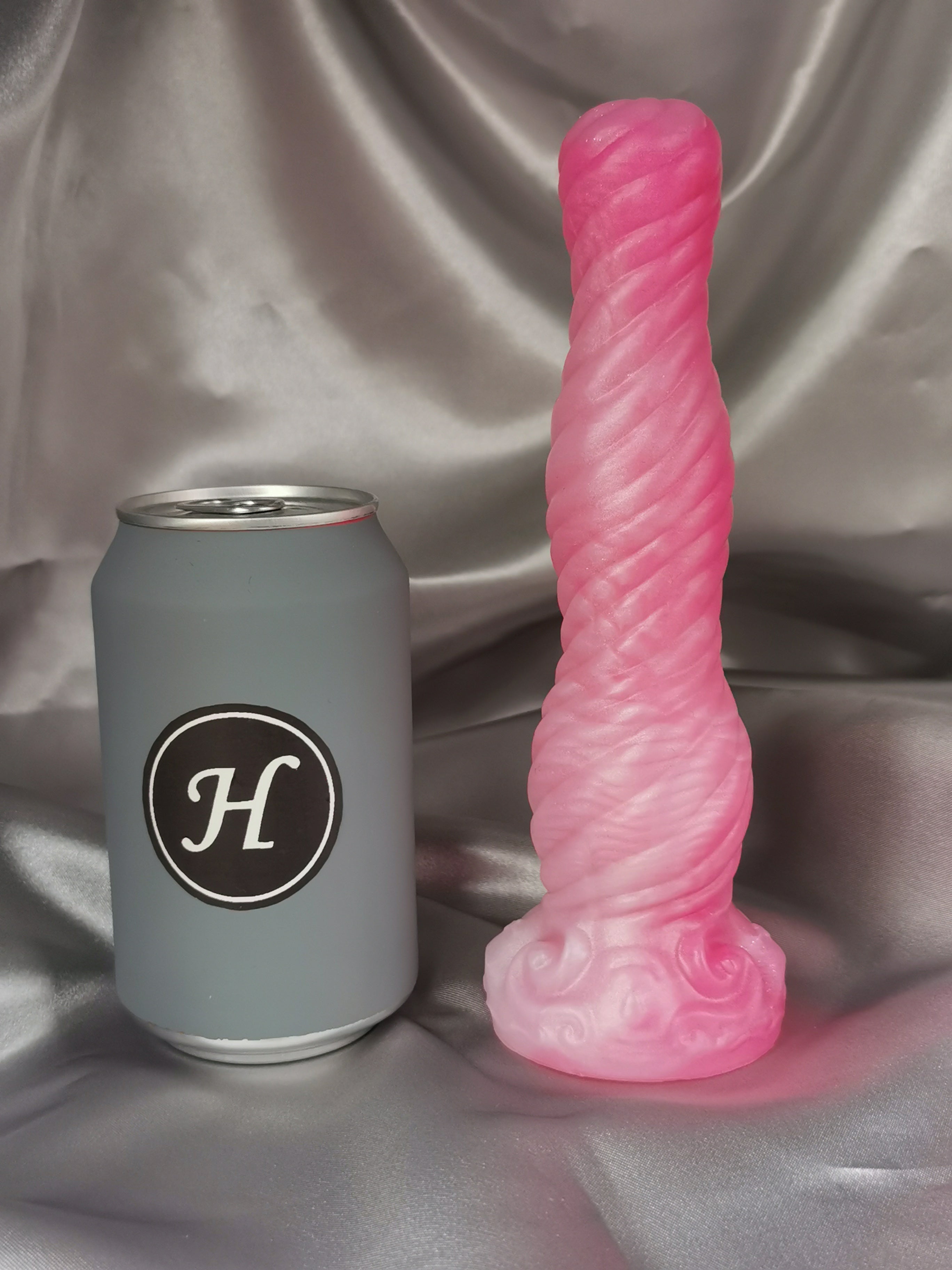 Joy Pink White Translucent White Sparkles GITD (Medium, Firm A20)