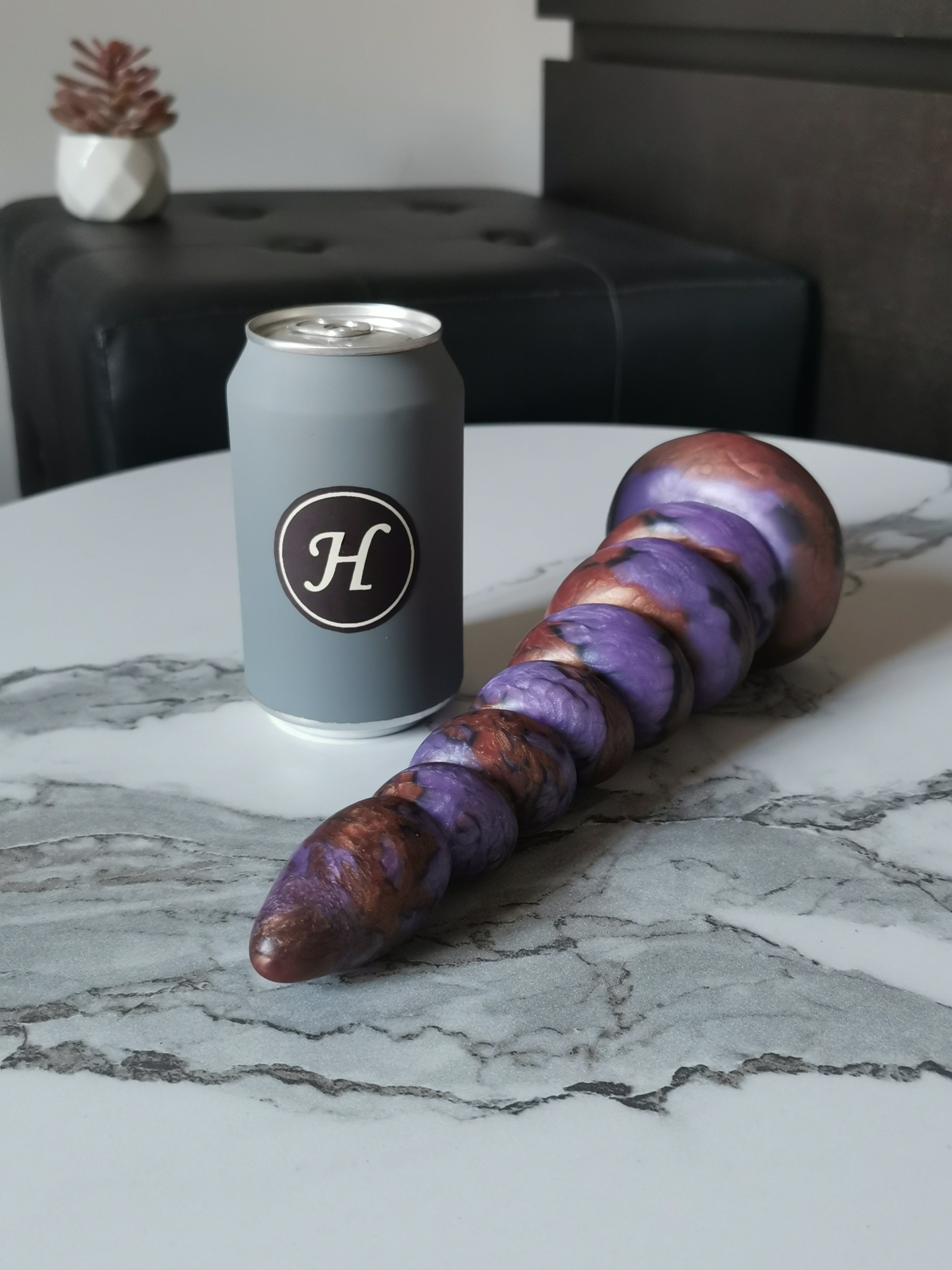 Ecstasy Marbré Café Lavande Ebène (Large, Medium A10)