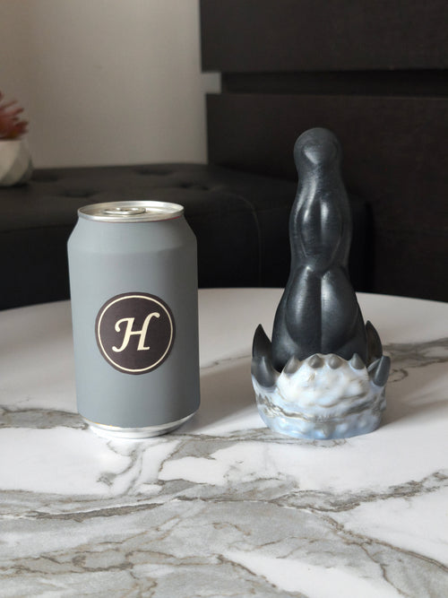 Delight Marble Perle Argent Noir Colorshift Blue (Small, Soft 00-30)