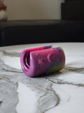Radiance Green Purple Pink Fade Black Handpaint GITD (Mini, Extra-Soft 00-20)
