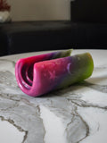 Radiance Green Purple Pink Fade Black Handpaint GITD (Medium, Extra-Soft 00-20)